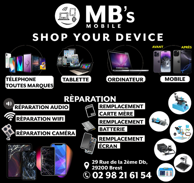 Cover photo of MB'S Shop Your Device Brest